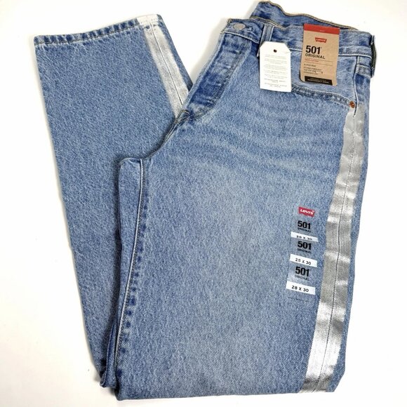 Levi's Denim - Levi’s 501 High Rise Straight Jeans Shine Theory Women’s Size 28x30